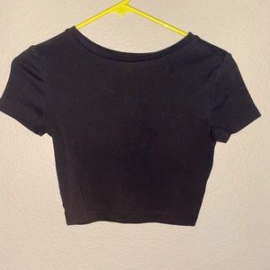 Women’s Black crop top